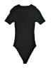 Merokeety Solid Black Bodysuit Size S - photo 2