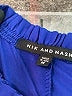 Nik and Nash Solid Blue Casual Dress Size M - photo 7