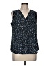 Banana Republic 100% Polyester Blue Sleeveless Blouse Size M - photo 1