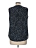 Banana Republic 100% Polyester Blue Sleeveless Blouse Size M - photo 2