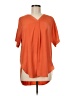 Lyssé Orange Short Sleeve Blouse Size M - photo 1