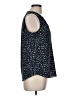 Banana Republic 100% Polyester Blue Sleeveless Blouse Size M - photo 4