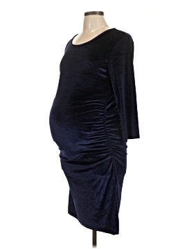 black cocktail dress petite Black and Floral Pregnancy Dress  Maeva