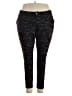 Wit & Wisdom Animal Print Black Casual Pants Size 20 - photo 1