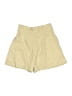 Zara Yellow Tan Khaki Shorts Size XS - photo 2