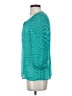 Banana Republic 100% Polyester Teal 3/4 Sleeve Blouse Size XS - photo 5