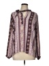 Violet & Claire 100% Polyester Purple Long Sleeve Blouse Size L - photo 1
