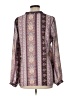 Violet & Claire 100% Polyester Purple Long Sleeve Blouse Size L - photo 2