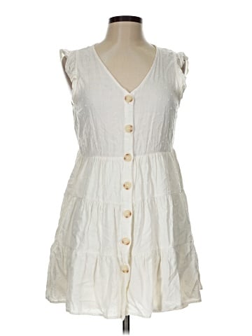 Sweet Wanderer Sleeveless Button-Down Shirt (view 1)