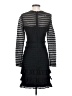 Parker Solid Black Cocktail Dress Size 4 - photo 2