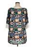 West Loop Blue Short Sleeve Blouse Size XL - photo 2