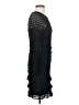 Parker Solid Black Cocktail Dress Size 4 - photo 4