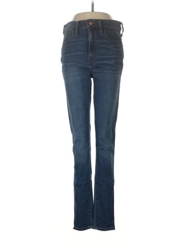Madewell Tall 10" High-Rise Roadtripper Supersoft Jeans in Playford Wash (view 1)
