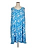 Draper James Print Blue Casual Dress Size XL - photo 1