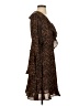 En Creme 100% Polyester Animal Print Brown Cocktail Dress Size S - photo 4