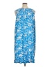 Draper James Print Blue Casual Dress Size XL - photo 2