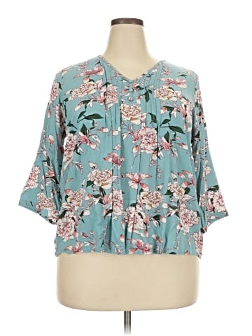 Fun2Fun 3/4 Sleeve Blouse (view 1)