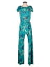 Tori Richard Paisley Teal Jumpsuit Size XS - photo 1