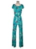 Tori Richard Paisley Teal Jumpsuit Size XS - photo 2