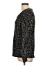 Ann Taylor LOFT Floral Black Long Sleeve Top Size L - photo 5