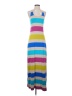 Unbranded Stripes Multi Color Blue Casual Dress Size S (estimated) - photo 1