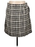 Ann Taylor Houndstooth Black Casual Skirt Size 12 - photo 2