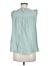 L Love 100% Polyester Green Sleeveless Blouse Size M - photo 2