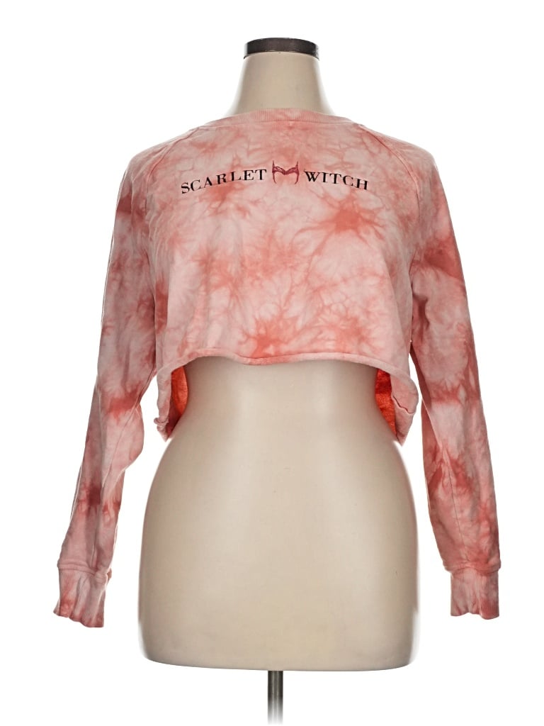 Pre-owned Time And Tru Long Sleeve T-shirt In Pink