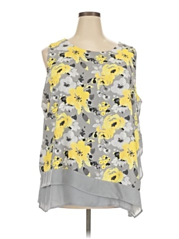 DG^2 by Diane Gilman Sleeveless Blouse (view 1)