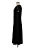 Perceptions Solid Black Casual Dress Size M - photo 5