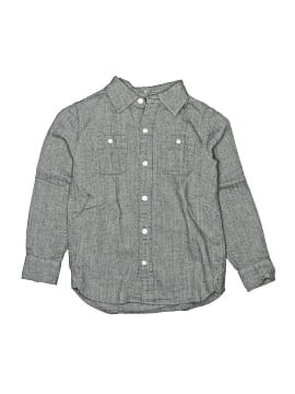 Janie And Jack Long Sleeve Button Down Shirt
