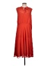 Ann Taylor 100% Polyester Red Orange Casual Dress Size 12 - photo 1