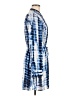 G by GUESS 100% Polyester Tie-dye Blue Casual Dress Size M - photo 4