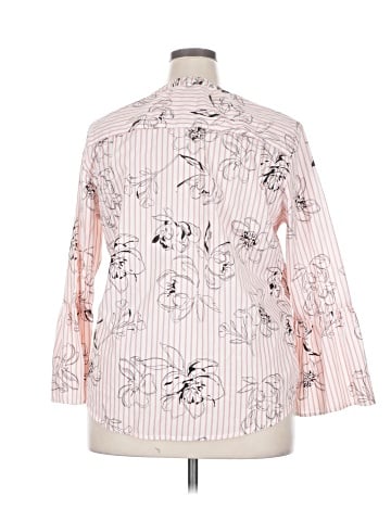 Jaclyn Smith 3/4 Sleeve Button-Down Shirt (view 2)