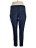 Cj Banks Solid Blue Jeans Size 20 - photo 2