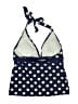 Boden Polka Dots Blue Swimsuit Top Size 8 - photo 2