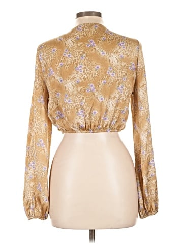 Blue Blush Long Sleeve Blouse (view 2)