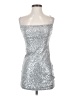 2Bella 100% Polyester Silver Cocktail Dress Size S - photo 1