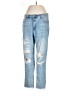 OAT 100% Cotton Hearts Blue Jeans Size 30 waist - photo 1