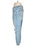 OAT 100% Cotton Hearts Blue Jeans Size 30 waist - photo 5