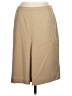 Ann Taylor Solid Tan Casual Skirt Size 10 - photo 1