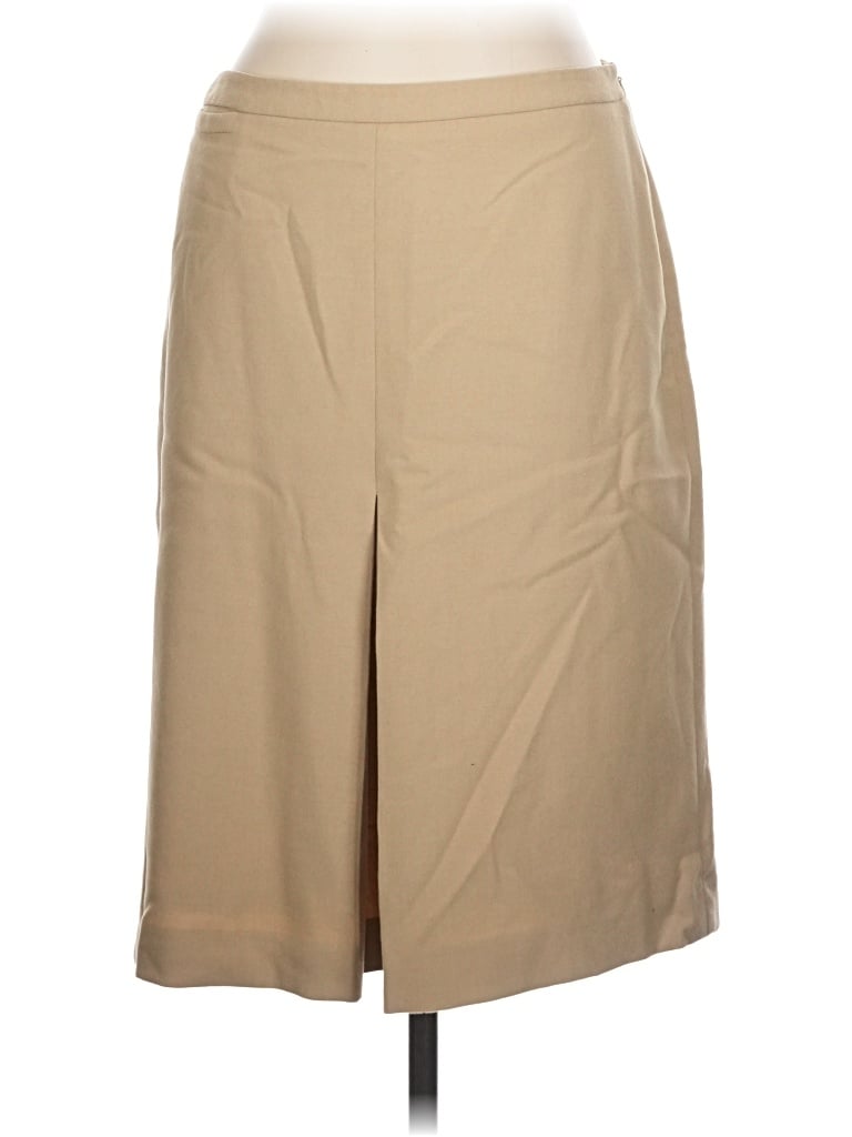 Pre-owned Ann Taylor Casual Skirt In Tan