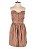 Rachel Comey Checkered-gingham Brown Gold Romper Size XS - photo 1