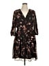 DKNY 100% Polyester Print Black Cocktail Dress Size 14 - photo 1