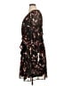 DKNY 100% Polyester Print Black Cocktail Dress Size 14 - photo 5