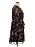 DKNY 100% Polyester Print Black Cocktail Dress Size 14 - photo 4