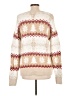 Holiday Time Chevron-herringbone Ivory Pullover Sweater Size L - photo 2