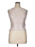 Frime Metallic Silver Sweater Vest Size Fits all women - photo 1