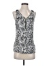Express 100% Polyester Silver Sleeveless Blouse Size S - photo 1