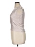 Frime Metallic Silver Sweater Vest Size Fits all women - photo 5